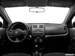 2012 Nissan Versa Dashboard, center console, gear shifter view photo
