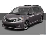 2012 Toyota Sienna Front angle view photo