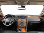 2013 Infiniti QX Dashboard, center console, gear shifter view photo