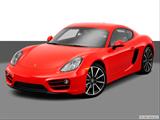 2014 Porsche Cayman Front angle view photo