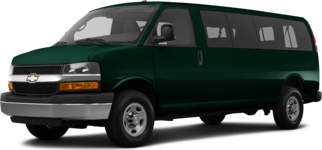 2015 Chevrolet Express 3500 Passenger LS Extended Van 3D