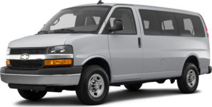 2016 Chevrolet Express 3500 Passenger LT Extended Van 3D
