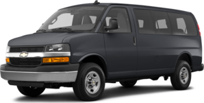 2016 Chevrolet Express 3500 Passenger LT Diesel Van 3D
