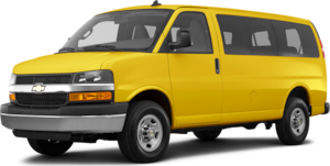 2017 Chevrolet Express 2500 Passenger LT Van 3D