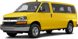 2017 Chevrolet Express 3500 Passenger LS Extended Van 3D