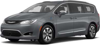 Pacifica Hybrid Red S Van 4D image
