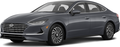 Sonata Hybrid Blue Sedan 4D image