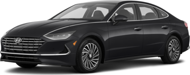 Sonata Hybrid Blue Sedan 4D image