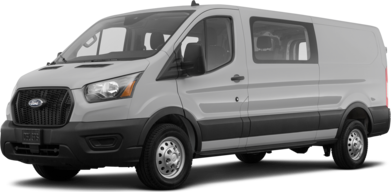 Transit 150 Crew Van Medium Roof w/LWB Van 3D image