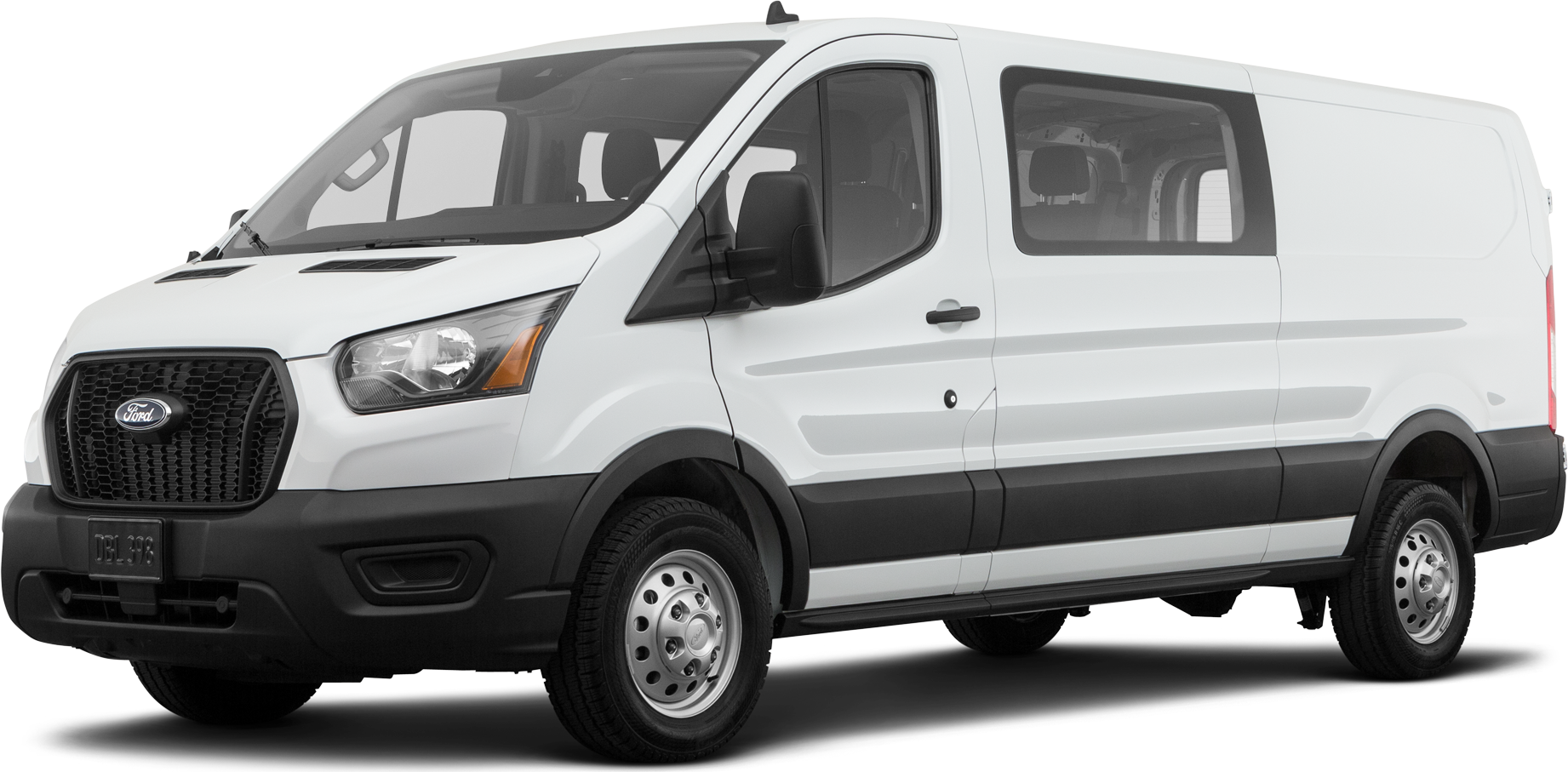 Transit 150 Crew Van Medium Roof w/RWB Van 3D image