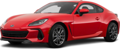 2025 Subaru BRZ front-facing, side angle cropped car colored image