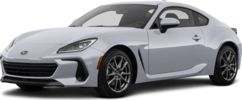 2025 Subaru BRZ front-facing, side angle cropped car colored image