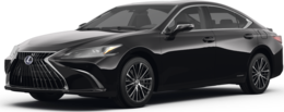 2025 Lexus ES front-facing, side angle cropped car colored image