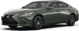 2025 Lexus ES front-facing, side angle cropped car colored image