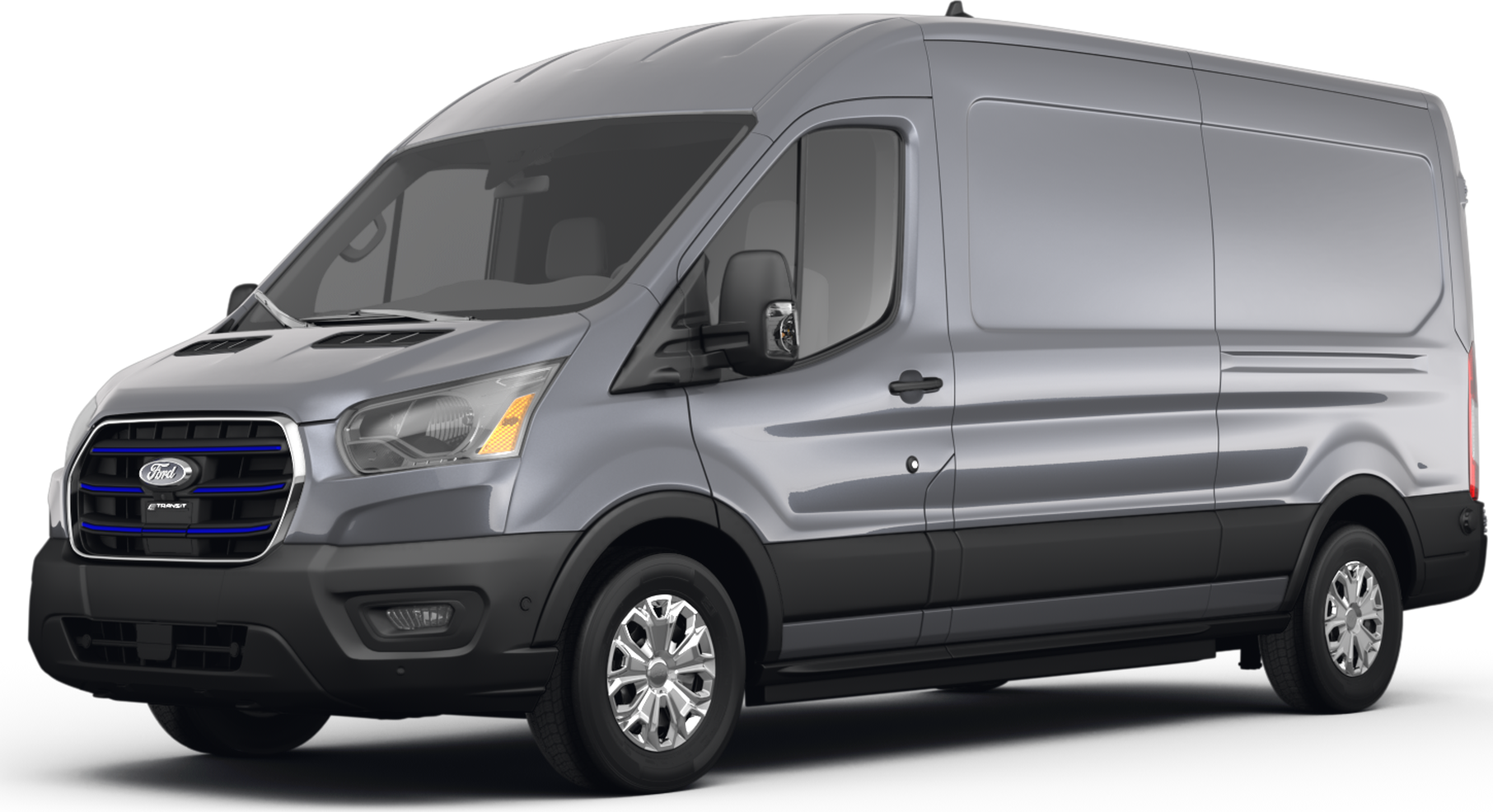 2022 Ford E-Transit 350 Cargo Van Medium Roof w/LWB Van 3D