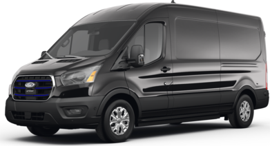 E-Transit 350 Cargo Van Low Roof w/LWB Van 3D image