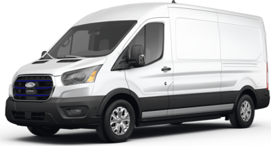 E-Transit 350 Cargo Van Medium Roof w/LWB Van 3D image