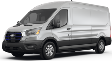 E-Transit 350 Cargo Van Medium Roof w/LWB Van 3D image