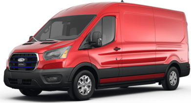 E-Transit 350 Cargo Van Low Roof w/RWB Van 3D image