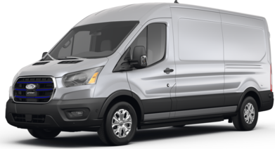 E-Transit 350 Cargo Van Medium Roof w/RWB Van 3D image