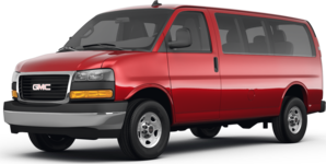2023 GMC Savana 3500 Passenger LT Extended Extended Van 3D