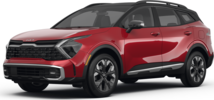 2025 Kia Sportage Plug-in Hybrid front-facing, side angle cropped car colored image