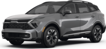 2025 Kia Sportage Plug-in Hybrid front-facing, side angle cropped car colored image