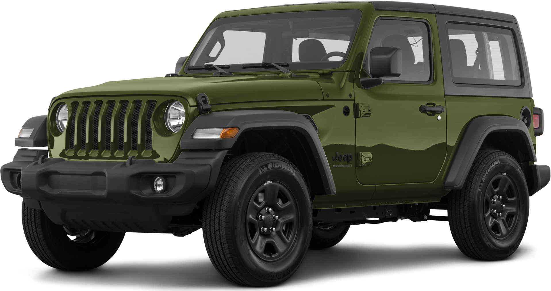 Mopar Hood Bezel Trim Inserts – For 2018-2022 Jeep Wrangler JL & Gladiator Rubicon – OEM Black Plastic