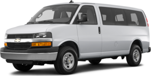 2021 Chevrolet Express 3500 Passenger LT Van 3D