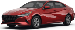 2025 Hyundai Elantra front-facing, side angle cropped car colored image