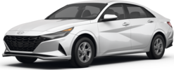 2025 Hyundai Elantra front-facing, side angle cropped car colored image
