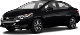 2025 Nissan Versa front-facing, side angle cropped car colored image