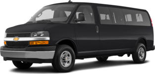 2023 Chevrolet Express 3500 Passenger LT Regular Van 3D