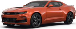 2024 Chevrolet Camaro front-facing, side angle cropped car colored image