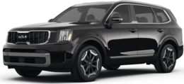 2025 Kia Telluride front-facing, side angle cropped car colored image