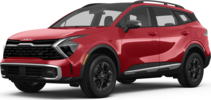 2025 Kia Sportage front-facing, side angle cropped car colored image