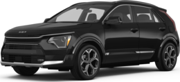 2025 Kia Niro front-facing, side angle cropped car colored image