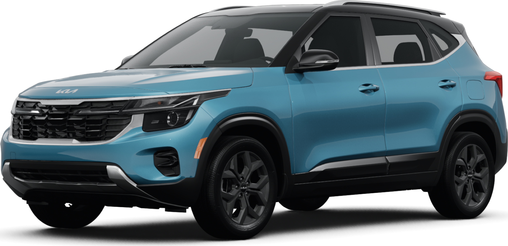 2026 Kia Seltos front-facing, side angle cropped car colored image