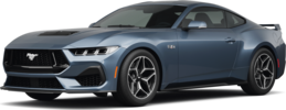 2025 Ford Mustang front-facing, side angle cropped car colored image