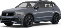 2024 Volkswagen Tiguan front-facing, side angle cropped car colored image