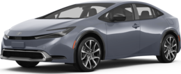 2024 Toyota Prius Prime front-facing, side angle cropped car colored image
