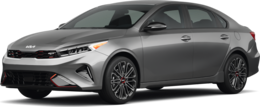2024 Kia Forte front-facing, side angle cropped car colored image