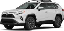 2025 Toyota RAV4 front-facing, side angle cropped car colored image