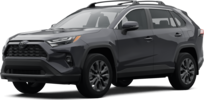 2025 Toyota RAV4 front-facing, side angle cropped car colored image