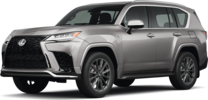 2025 Lexus LX front-facing, side angle cropped car colored image
