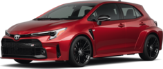 2025 Toyota GR Corolla front-facing, side angle cropped car colored image