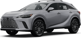 2026 Lexus RX front-facing, side angle cropped car colored image