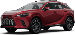 2026 Lexus RX front-facing, side angle cropped car colored image