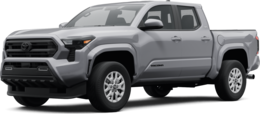 2025 Toyota Tacoma front-facing, side angle cropped car colored image