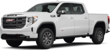 2025 GMC Sierra 1500 front-facing, side angle cropped car colored image
